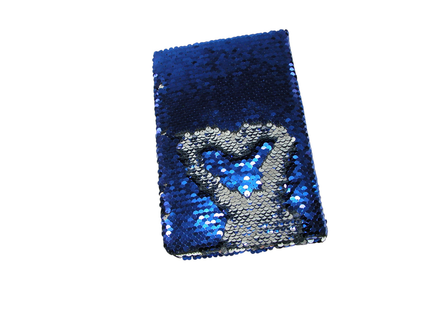 Blue Two Tone Sequin Notebook Journal GF4118