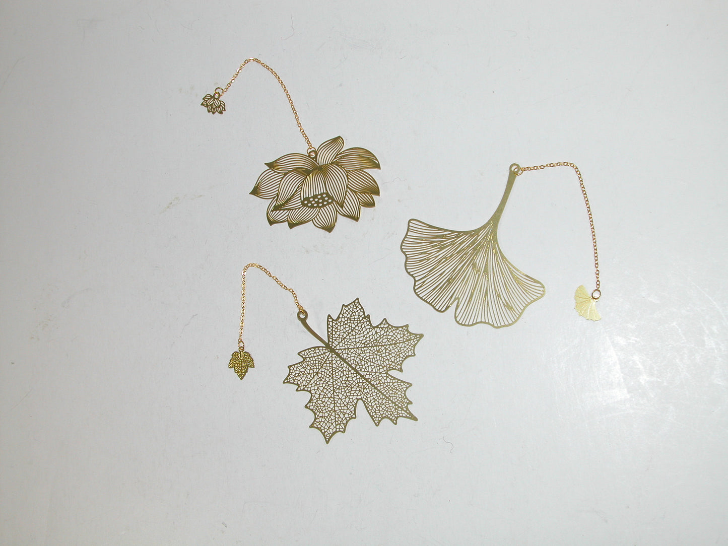 Gold Metal Bookmark GF2057