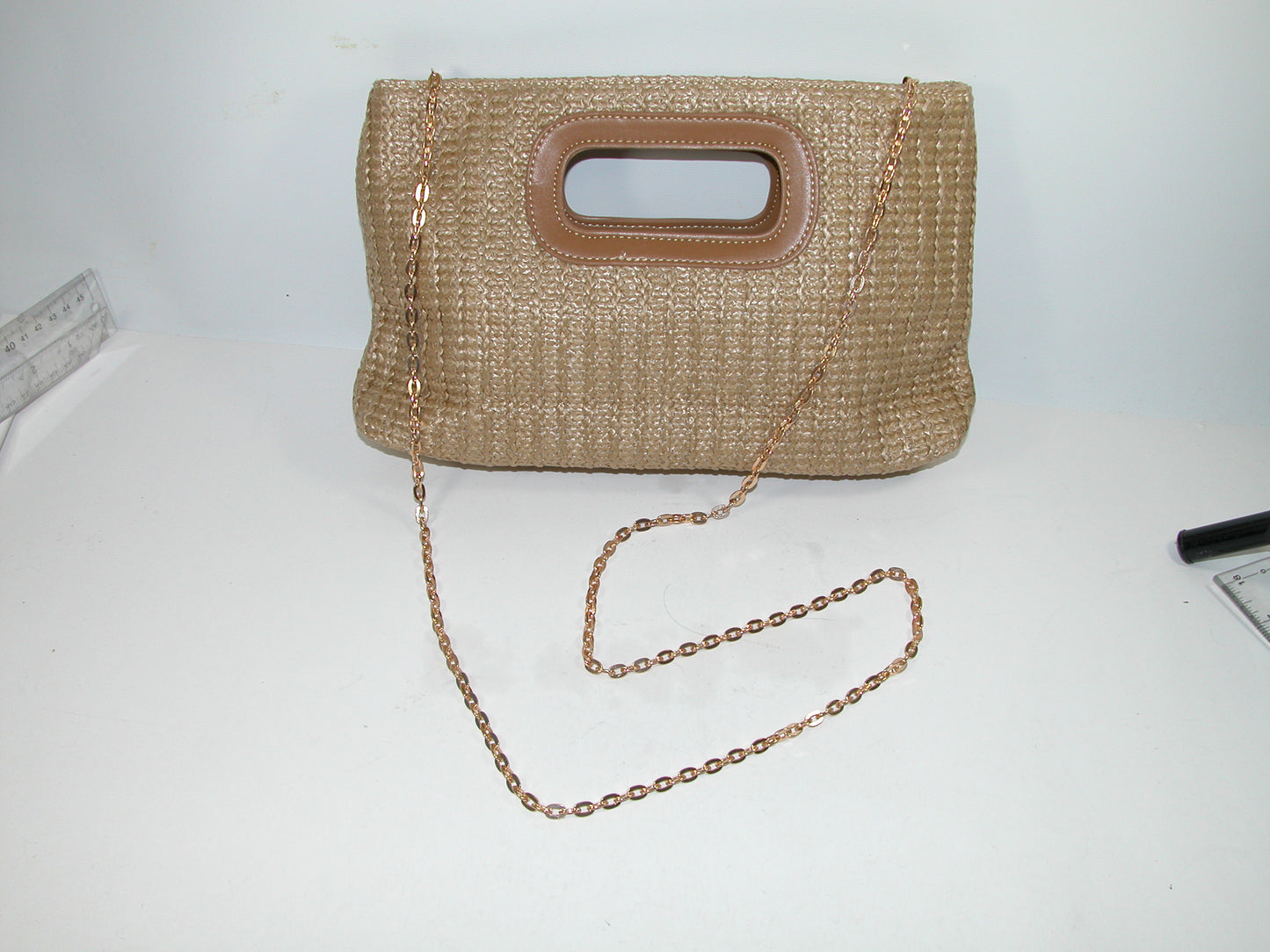 Woven Rattan Clutch Purse GF2027