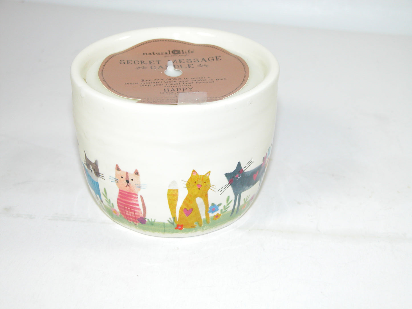 Cat Secret Message Candle GF2181