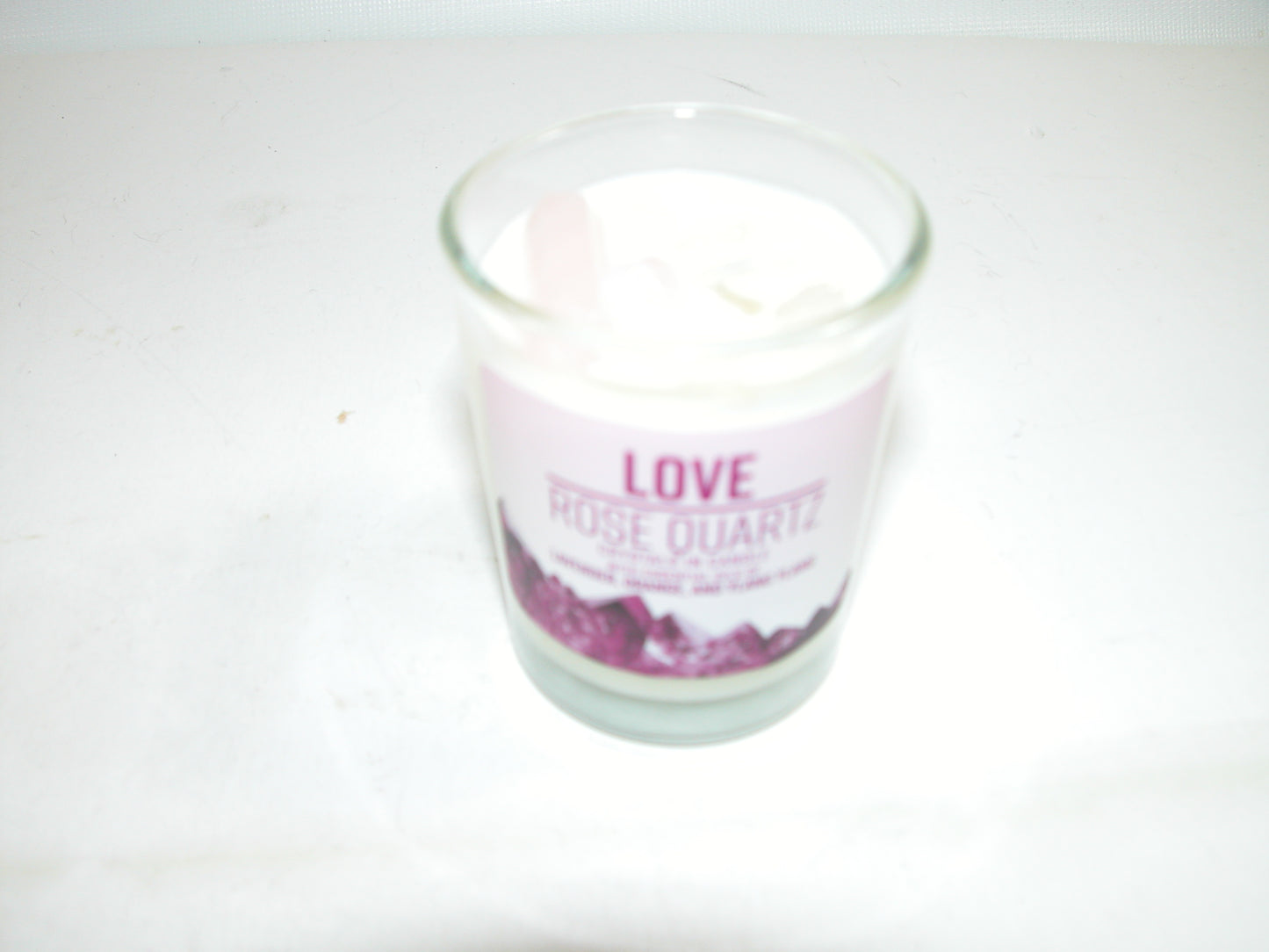 Stone Candle Rose Quartz GF3042