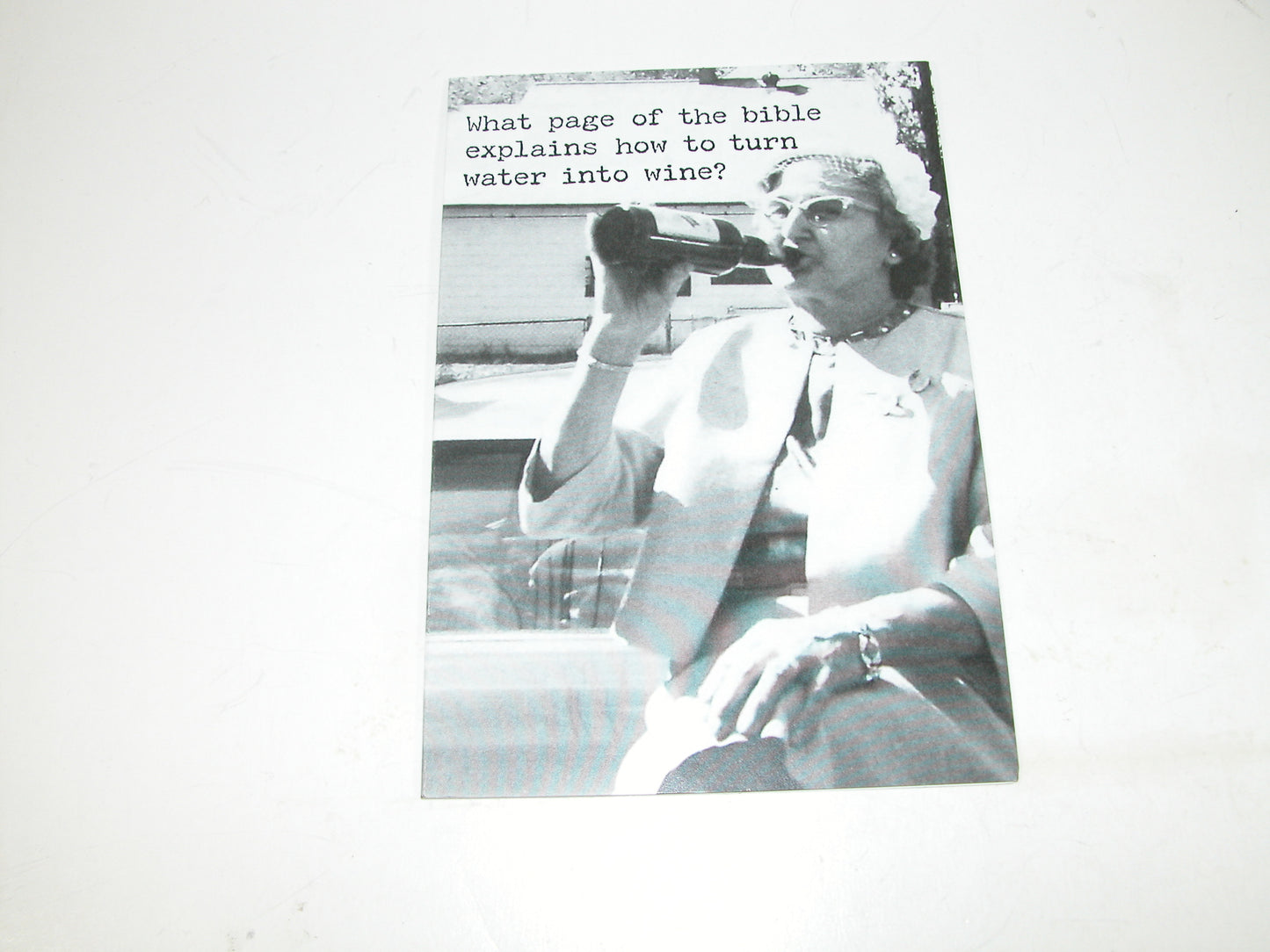 Greeting Card Water into Wine GF3064
