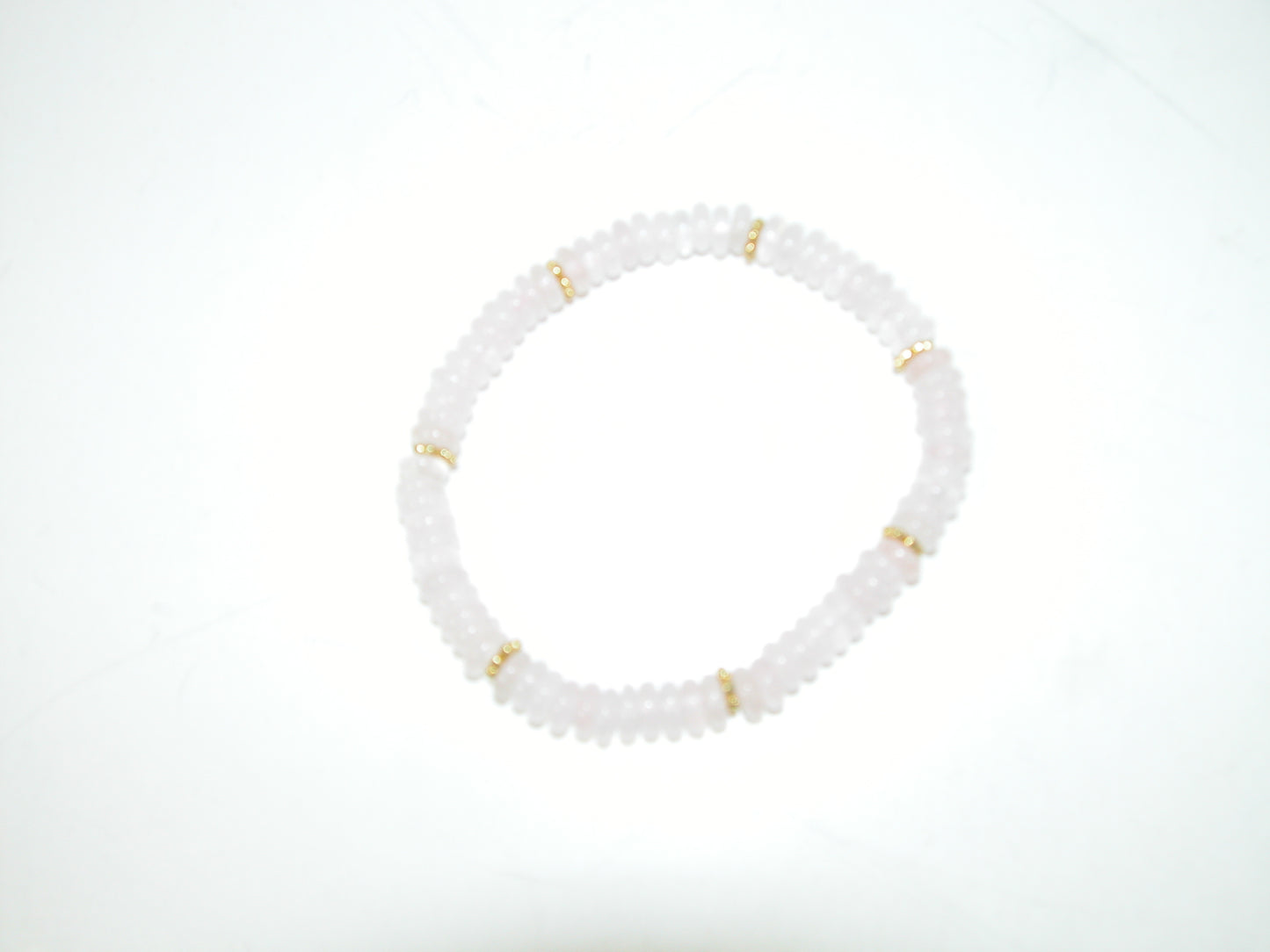 Rondell Stretch Bracelet GF3099 Rose Quartz