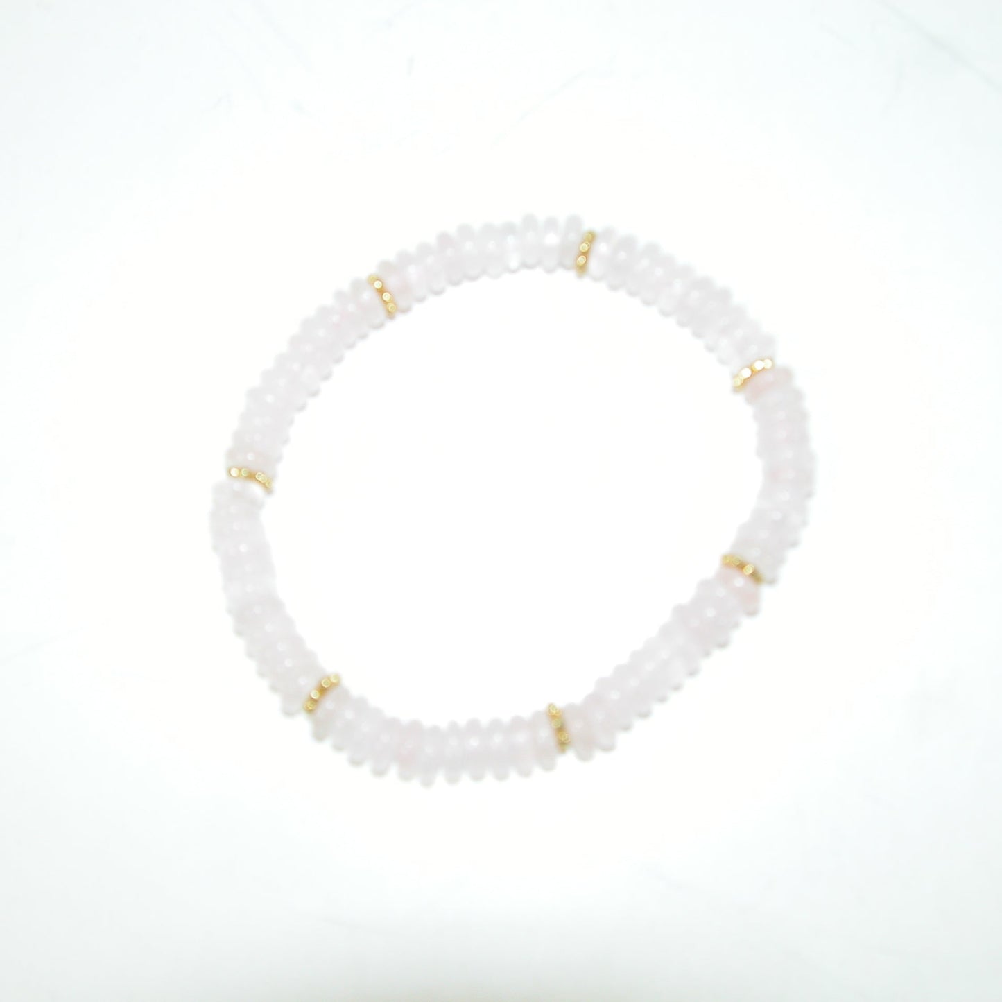 Rondell Stretch Bracelet GF3099 Rose Quartz