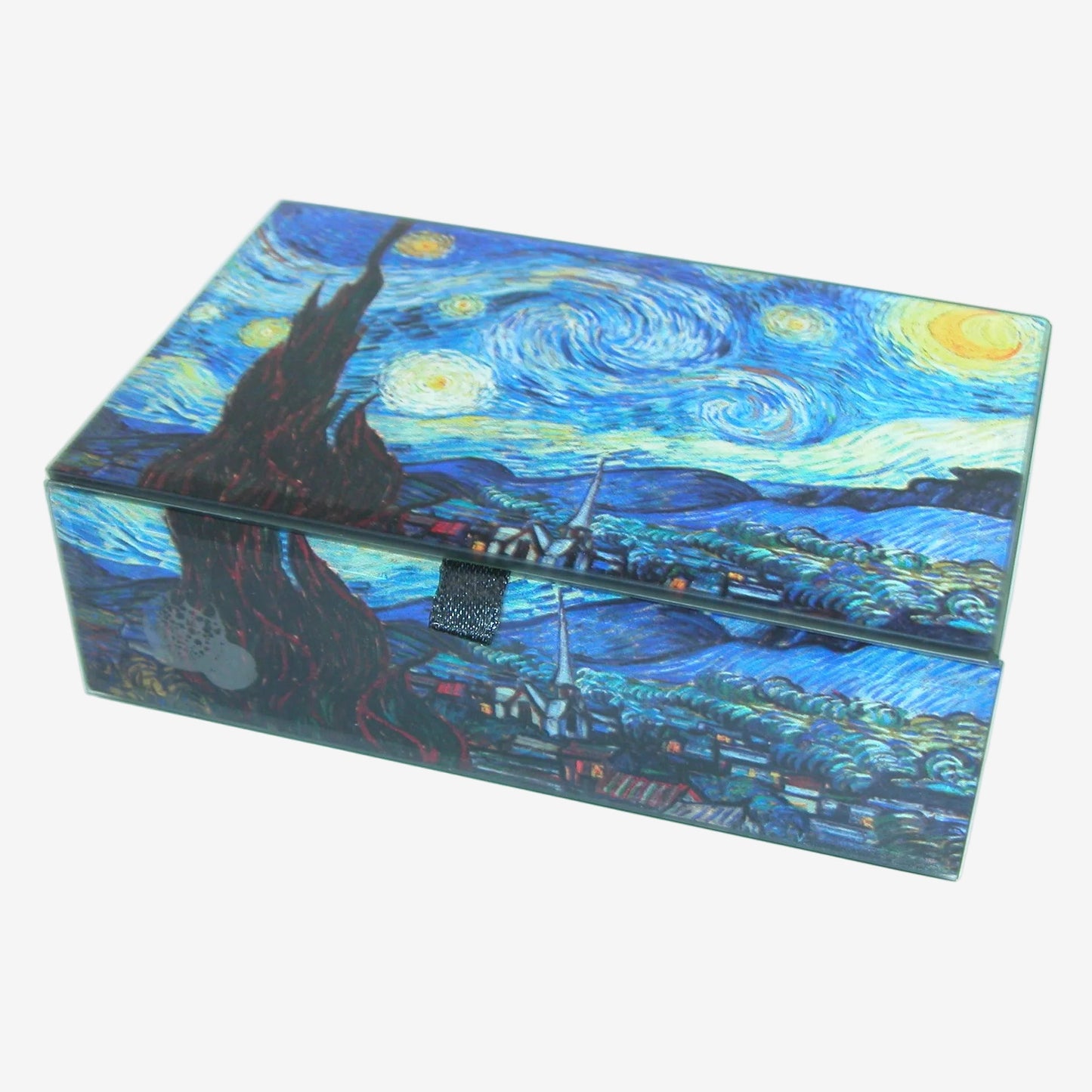 Glass Keepsake Box, Starry Night (GF3152)