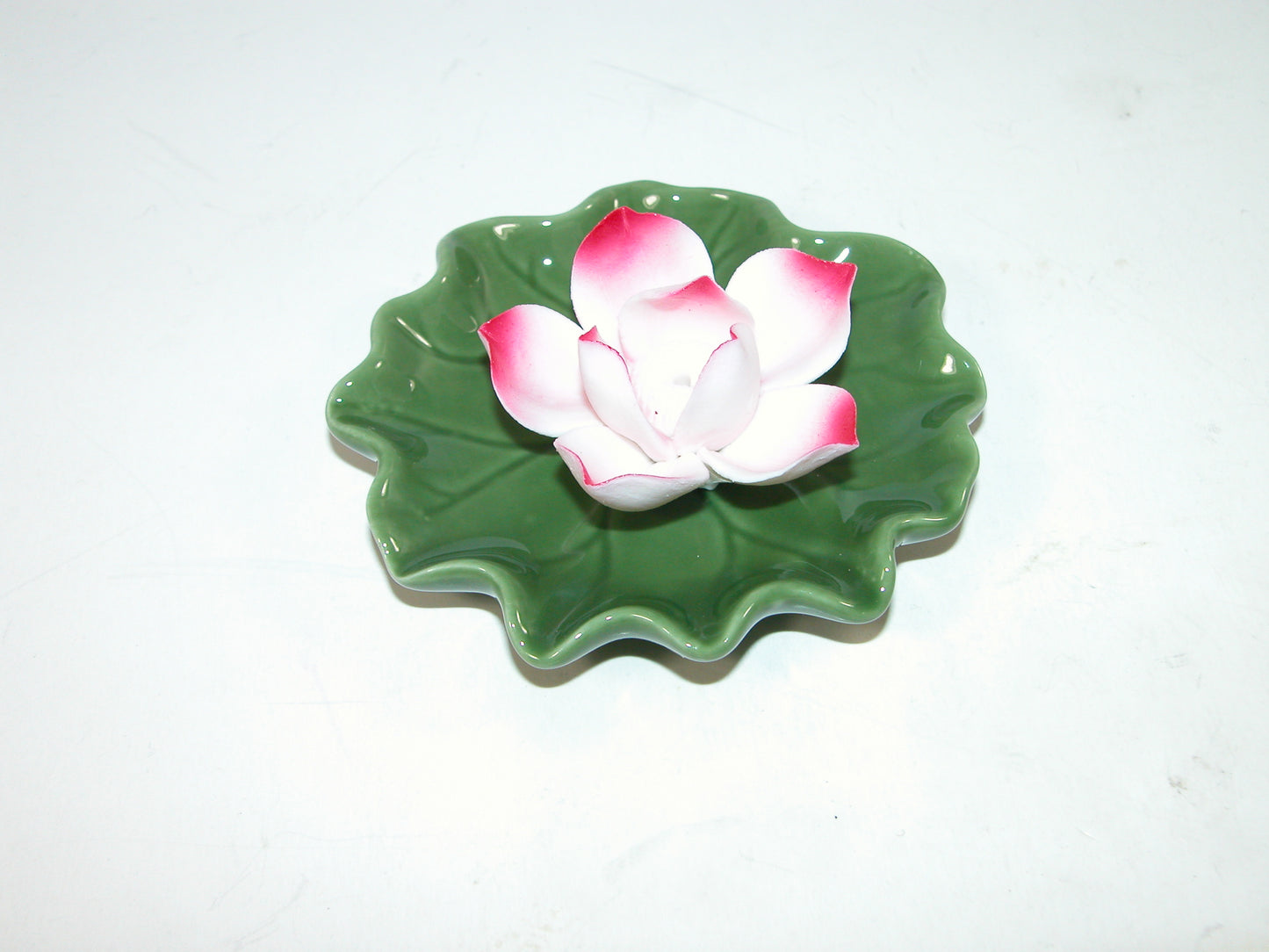 Porcelain Lotus Flower Incense Burner GF3262
