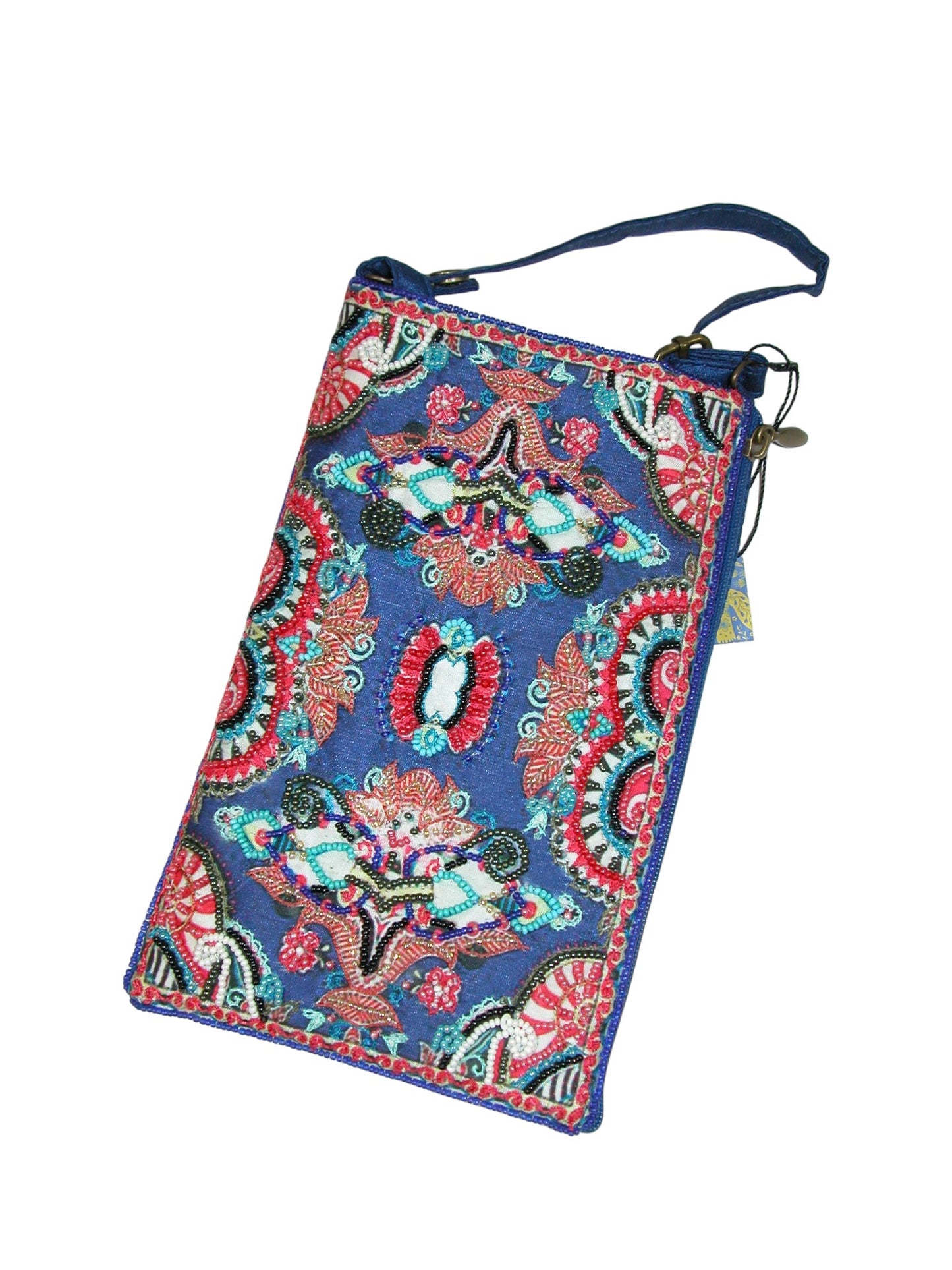 Blue Beaded Crossbody (GF4195)