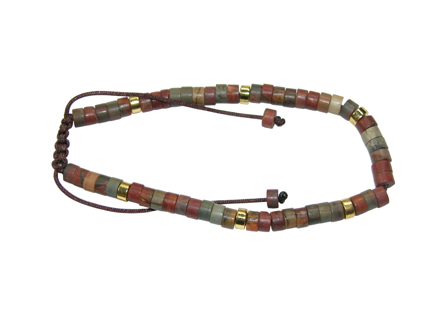 Rondell Adjustable Gemstone Bracelet BR17 Jasper