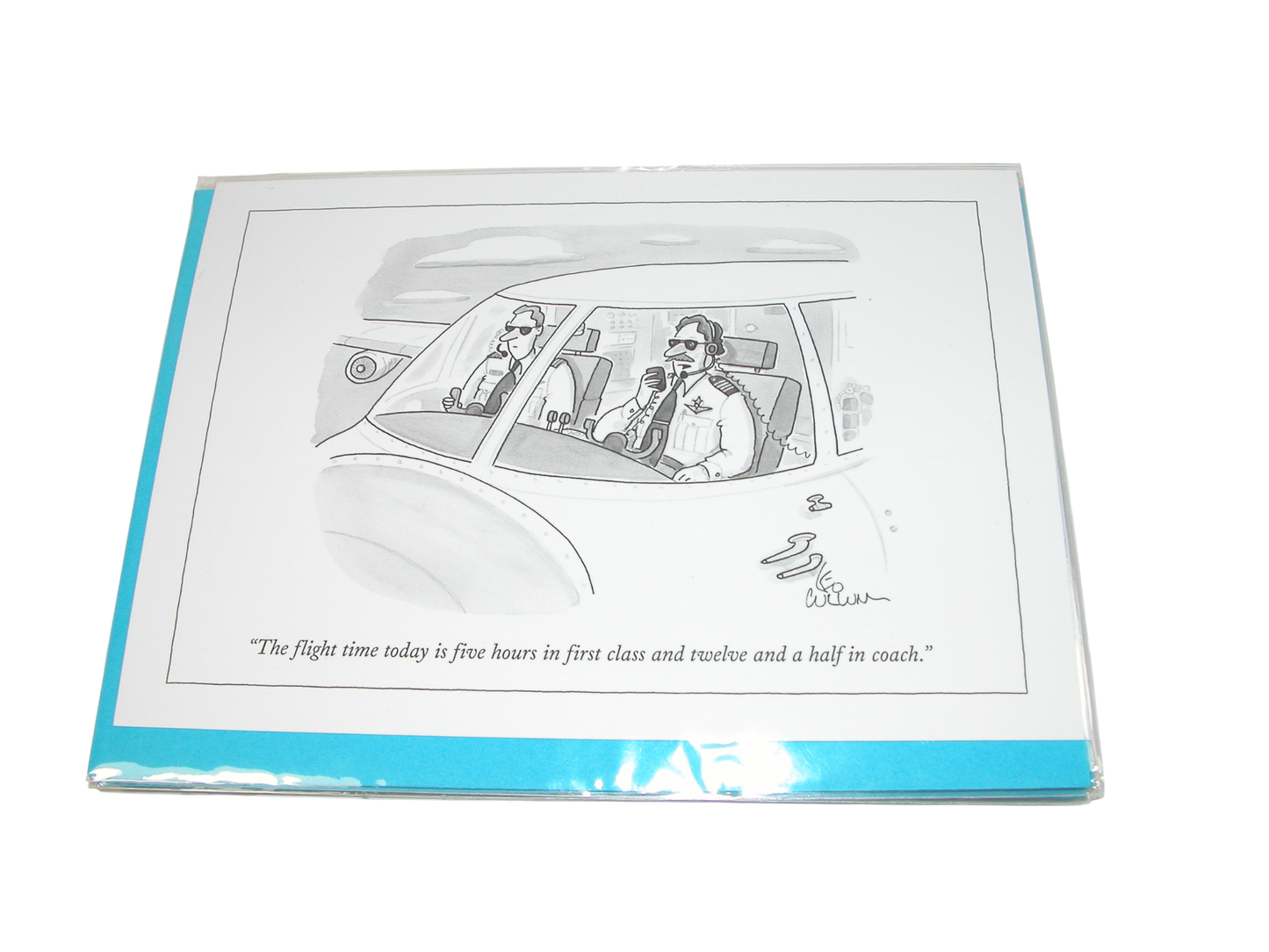 The New Yorker First Class vs Coach Greeting Card GF3317