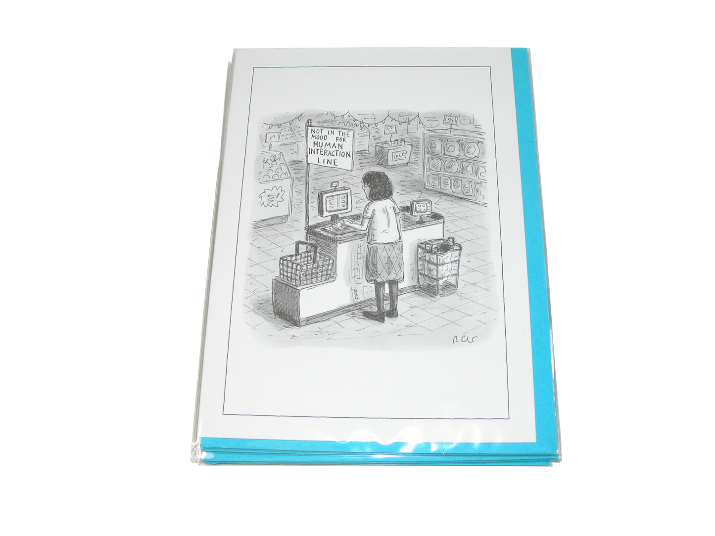 The New Yorker No Human Interaction Greeting Card GF3312
