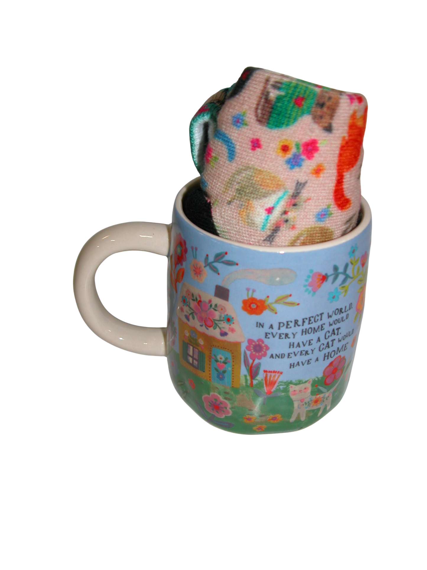 Cat Mug and Socks GF3327