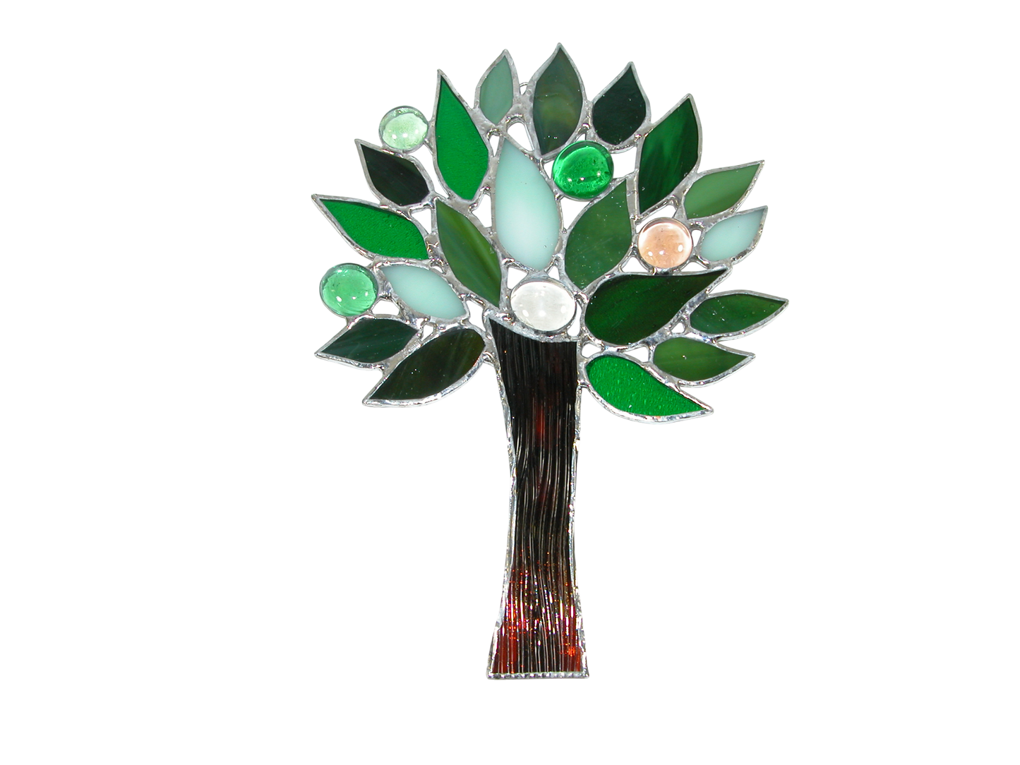 Stained Glass Green Tree of Life GF3358 by LORI