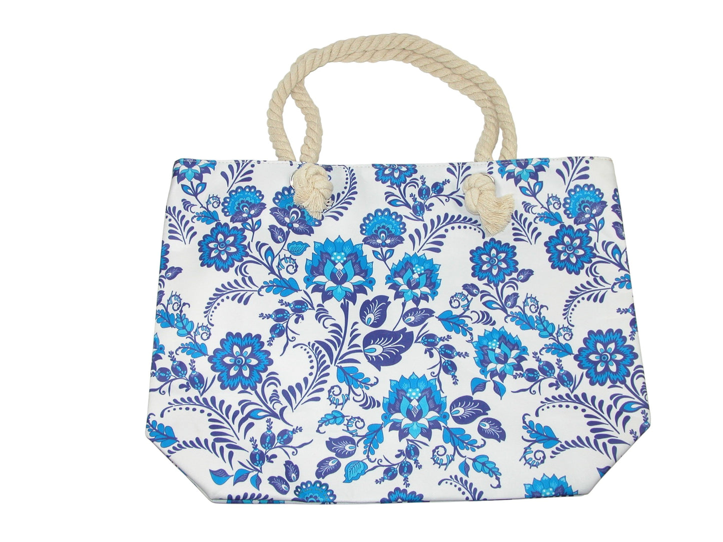 Blue and White Handbag Tote Rope Handle (GF4326)