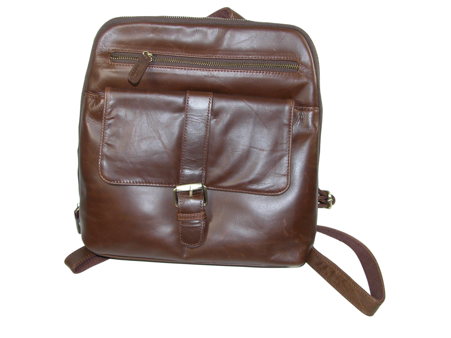 Leather Brown Backpack GF3386