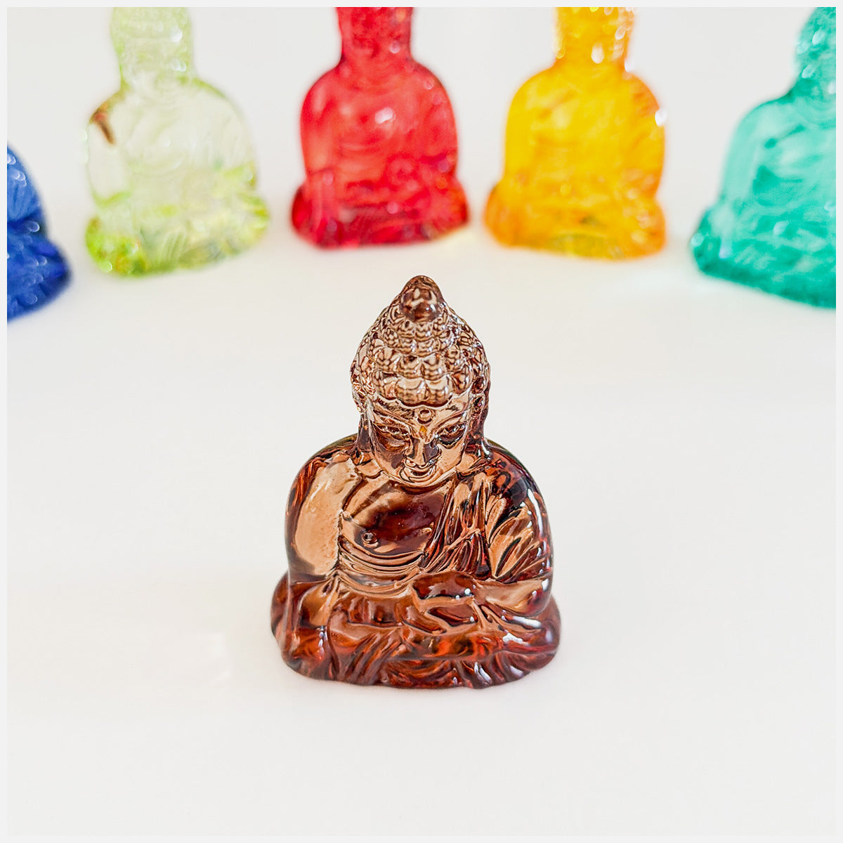 Crystal Buddha, Assorted Colors (GF1379)