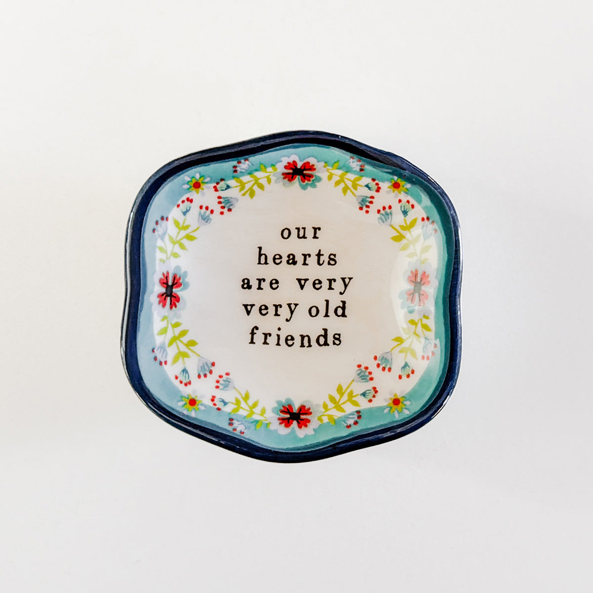 Artisan Trinket Dish, Old Friends (GF3334)