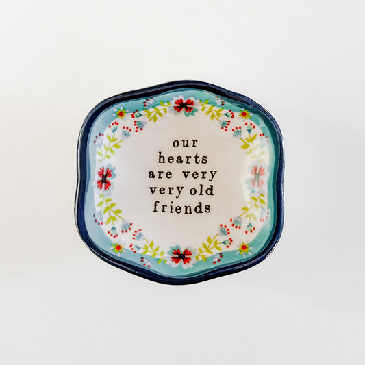 Artisan Trinket Dish, Old Friends (GF3334)