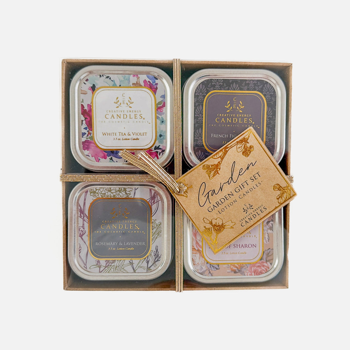 2-in-1 Lotion Candle, Garden Gift Set (GF3852)