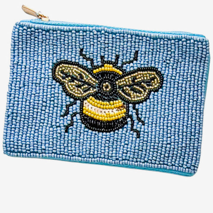 Hand Beaded Coin Purse GF4231 Bee