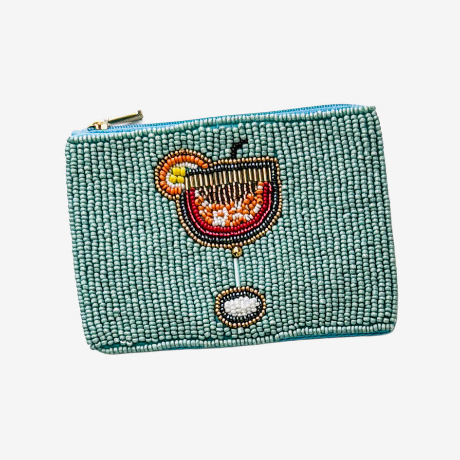 Beaded Coin Purse, Cocktail (GF4233)