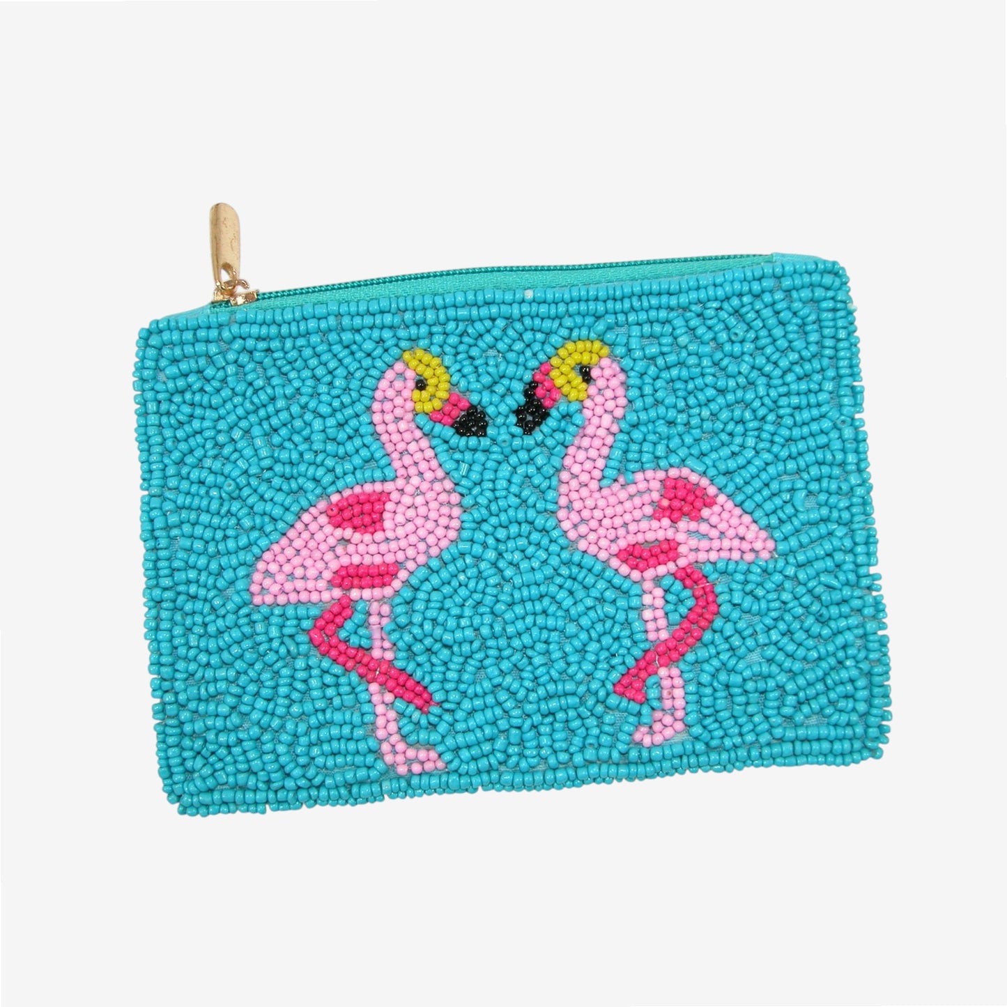 Beaded Coin Purse, Flamingo (GF4627)