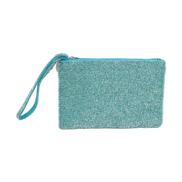 Beaded Turquoise Wristlet GF4818