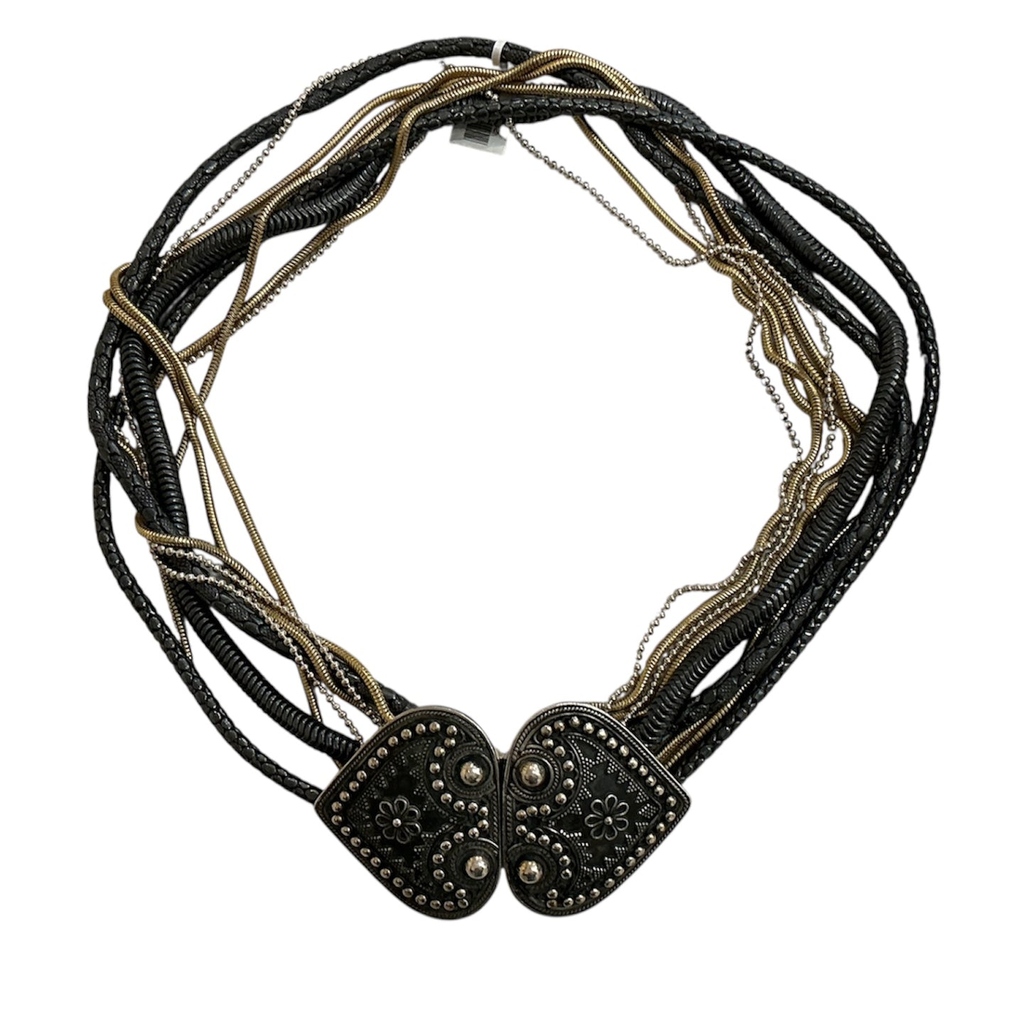 29534 7 Strand Sterling Silver Necklace