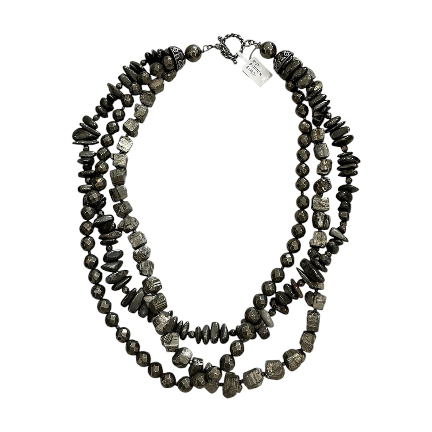 9737 Chalco Pyrite Necklace