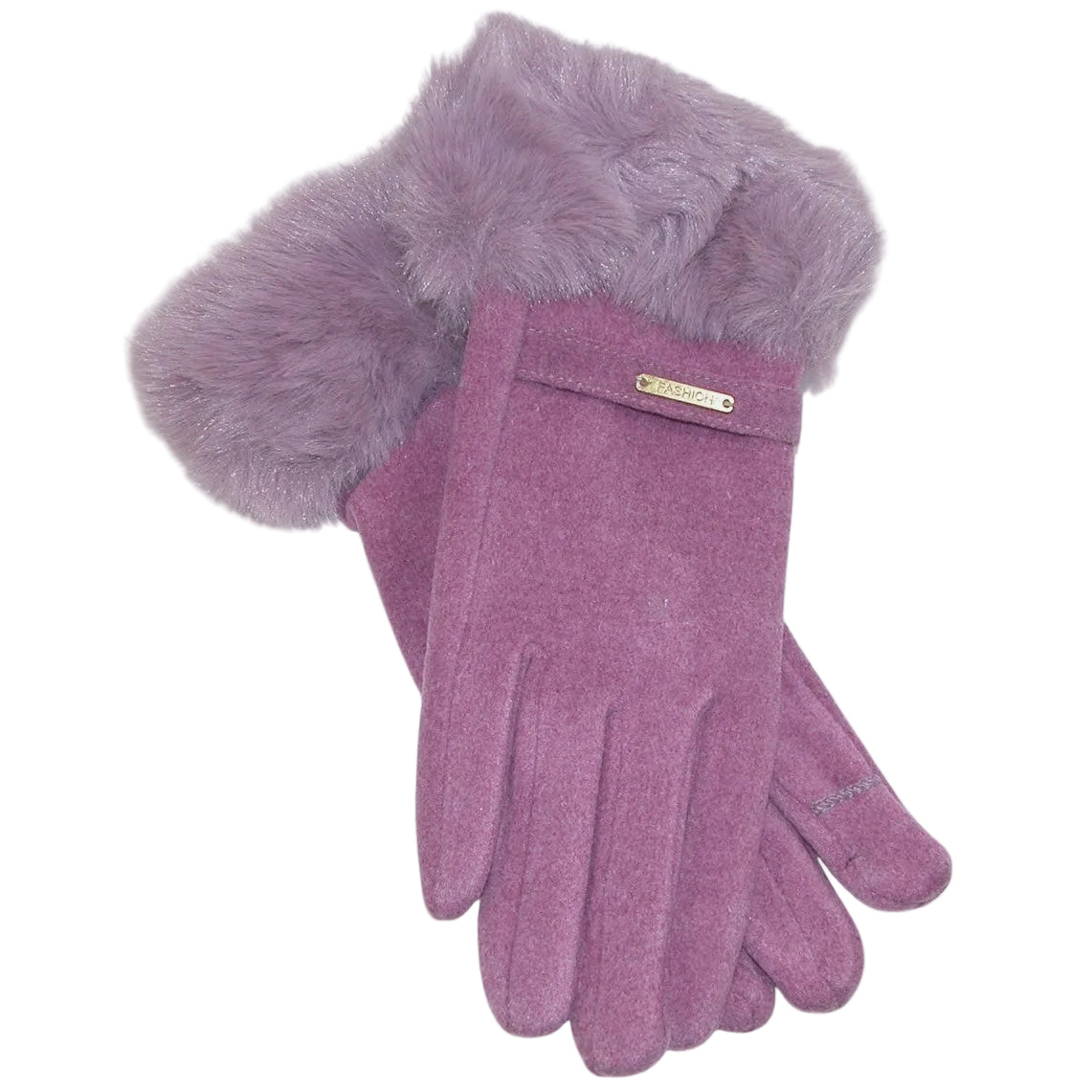 Sueded Gloves, Lilac GF3731