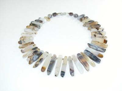 Montana Agate Collar Necklace