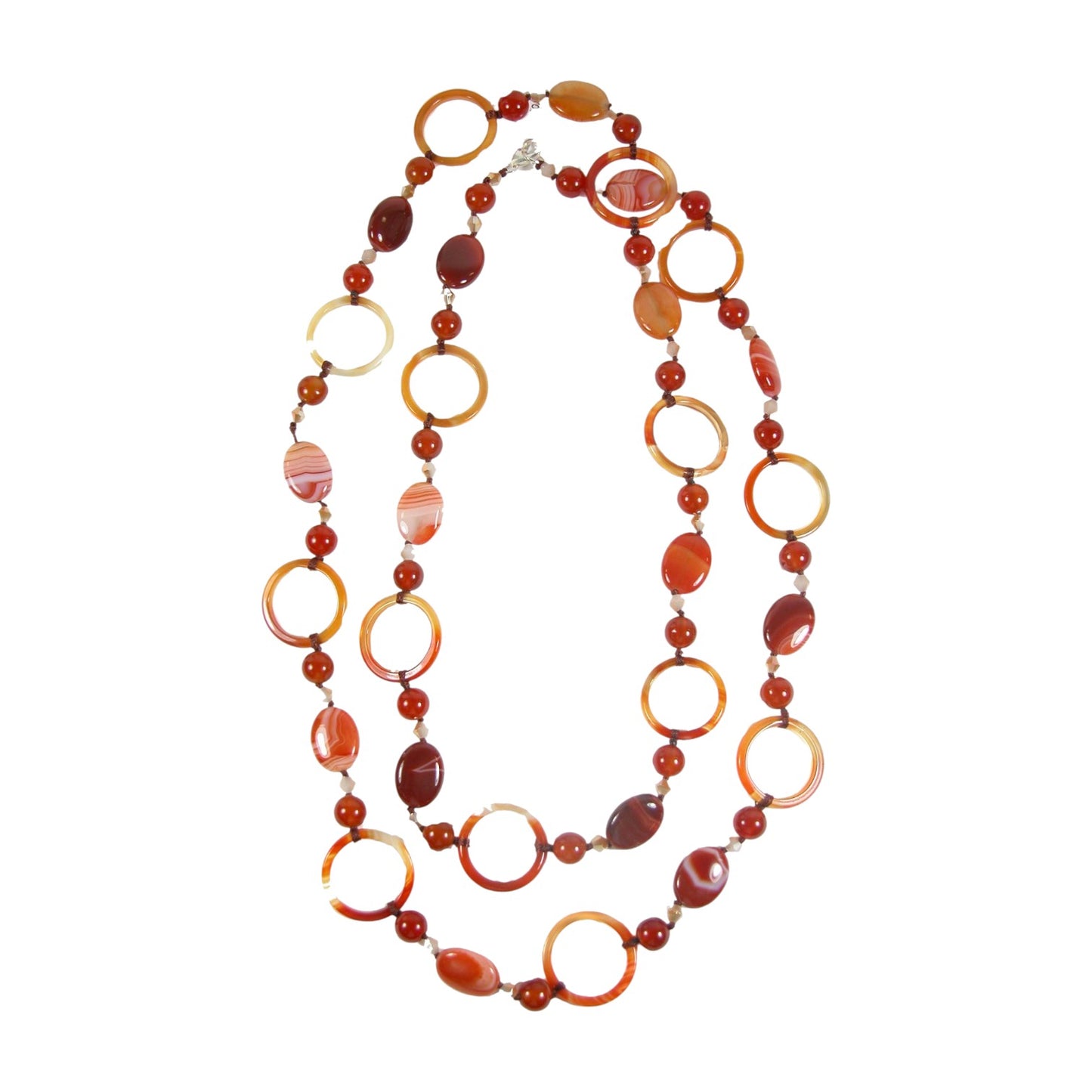 Carnelian Beaded Necklace