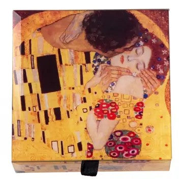 The Kiss Glass Trinket Box GF5183