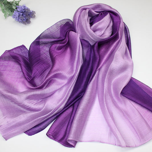 Purple Ombre Sheer Scarf GF4444
