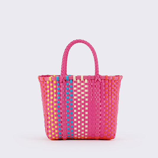 Woven Beach Bag Shades of Summer Tote Handbag GF4415