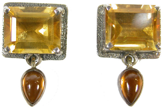 Citrine Hessonite Sterling Silver
