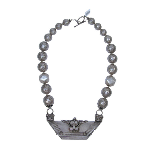 18160 Antique Sterling Silver Necklace
