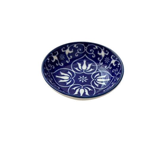 Painted Small Bowl Trinket and Jewelry Tray GF4433 Blue