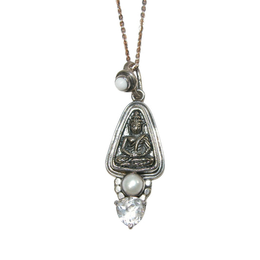 Buddha Sterling Silver Necklace