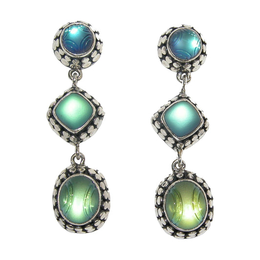 19823 Quartz Sterling Silver Drop Earrings