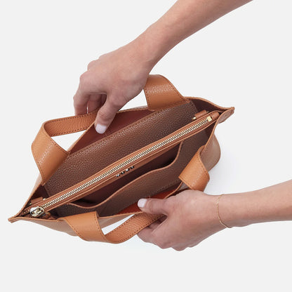 Vida Small Tote, Biscuit
