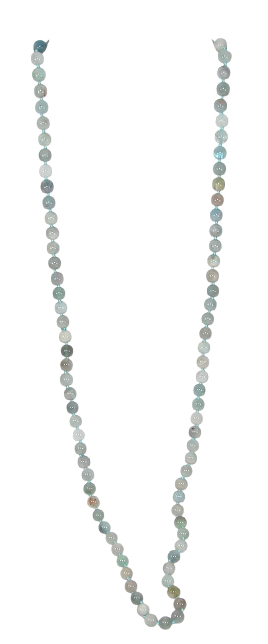 Aquamarine Single Strand Necklace