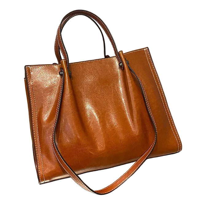 Natural Leather Handbag Shoulder Bag Tote GF5030