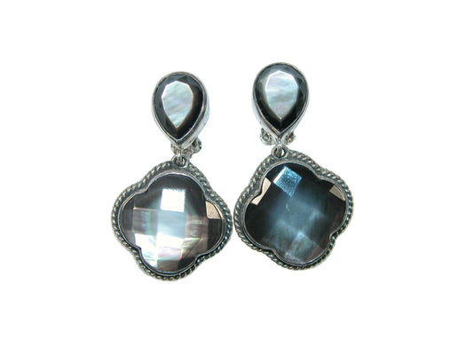 20560 Mother of Pearl, Sterling Silver Earrings