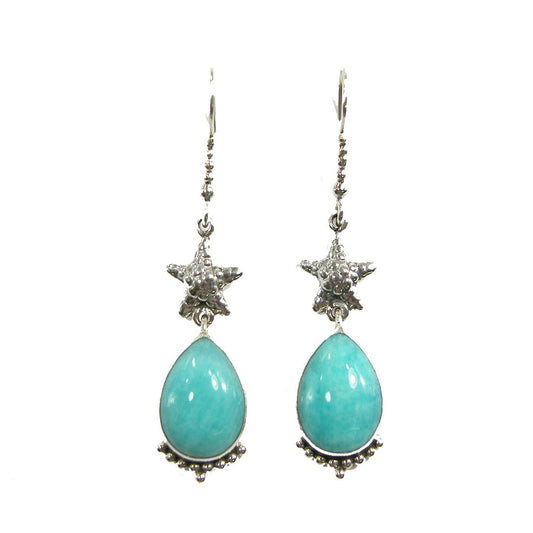 20763L Turquoise Sterling Silver Earrings