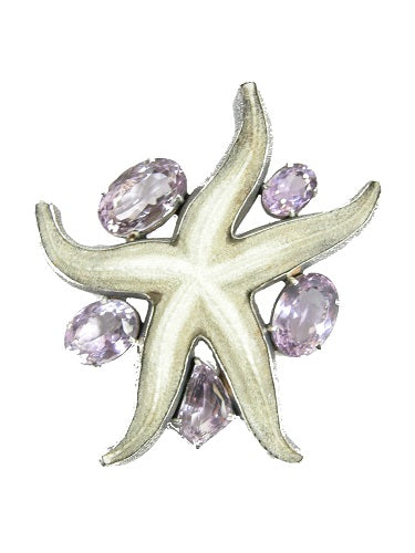 Starfish Amethyst Sterling Silver