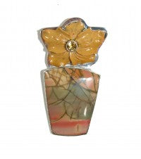Citrine Jasper Sterling Silver