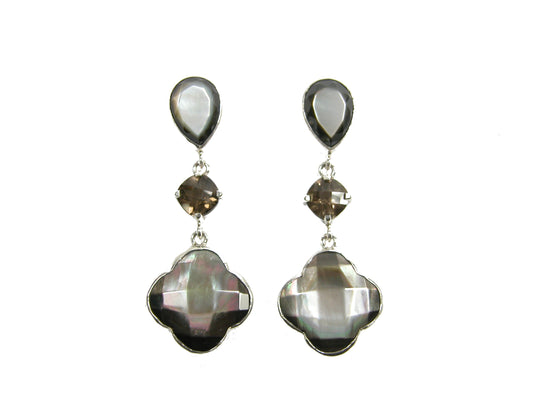 22233 Mother of Pearl Sterling Silver Earrings