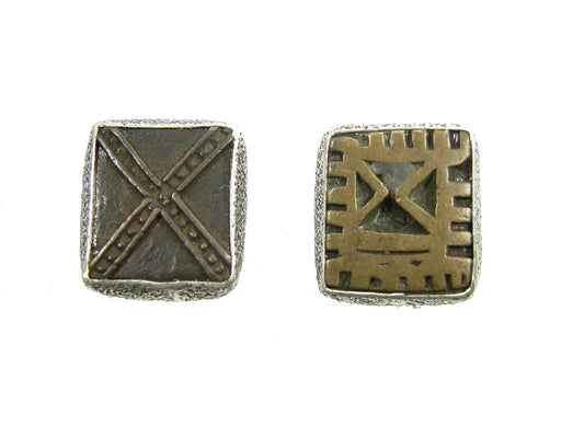 22524 Gold Weight Sterling Silver Earrings