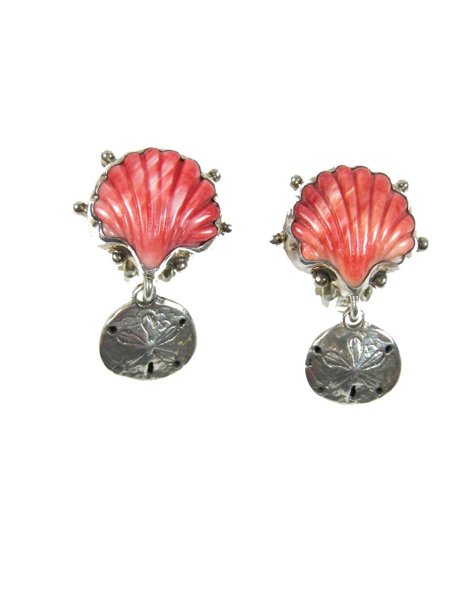 22598 Spiny Oyster Sterling Silver Earring