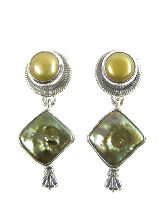 22683 Freshwater Pearl Sterling Silver Earrings